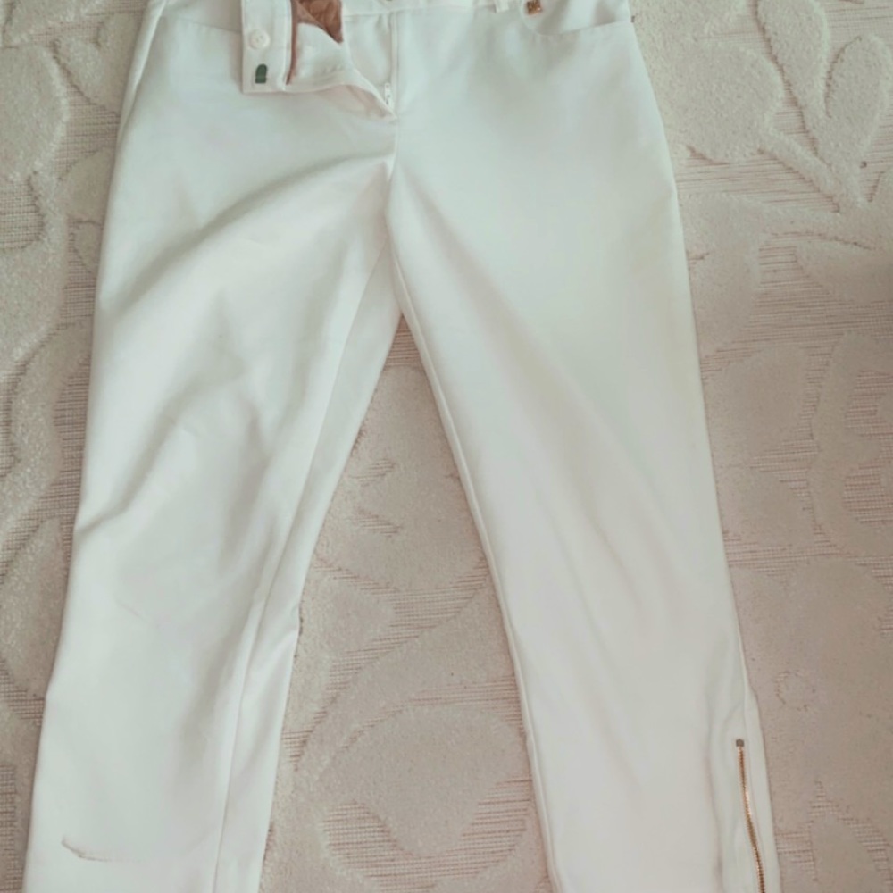 used once great condition one flaw on left leg